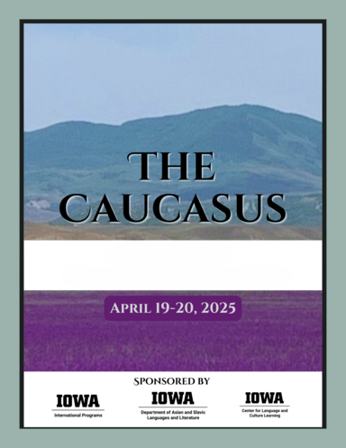 poster for the Caucasus conference with subtitle removed